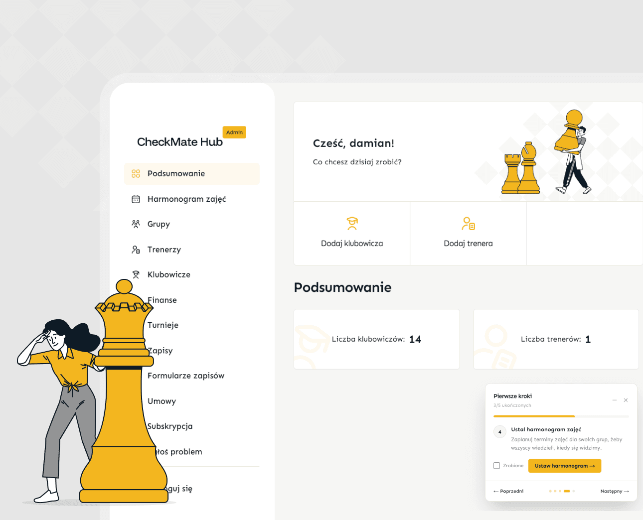 CheckMateHub – aplikacja do zarządzania szkołami szachowymi